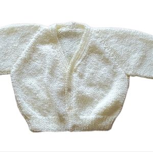Handmade Soft Yellow cardigan